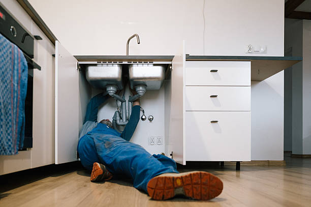 Professional Drain Cleaning technician working in Scotch Plains, NJ